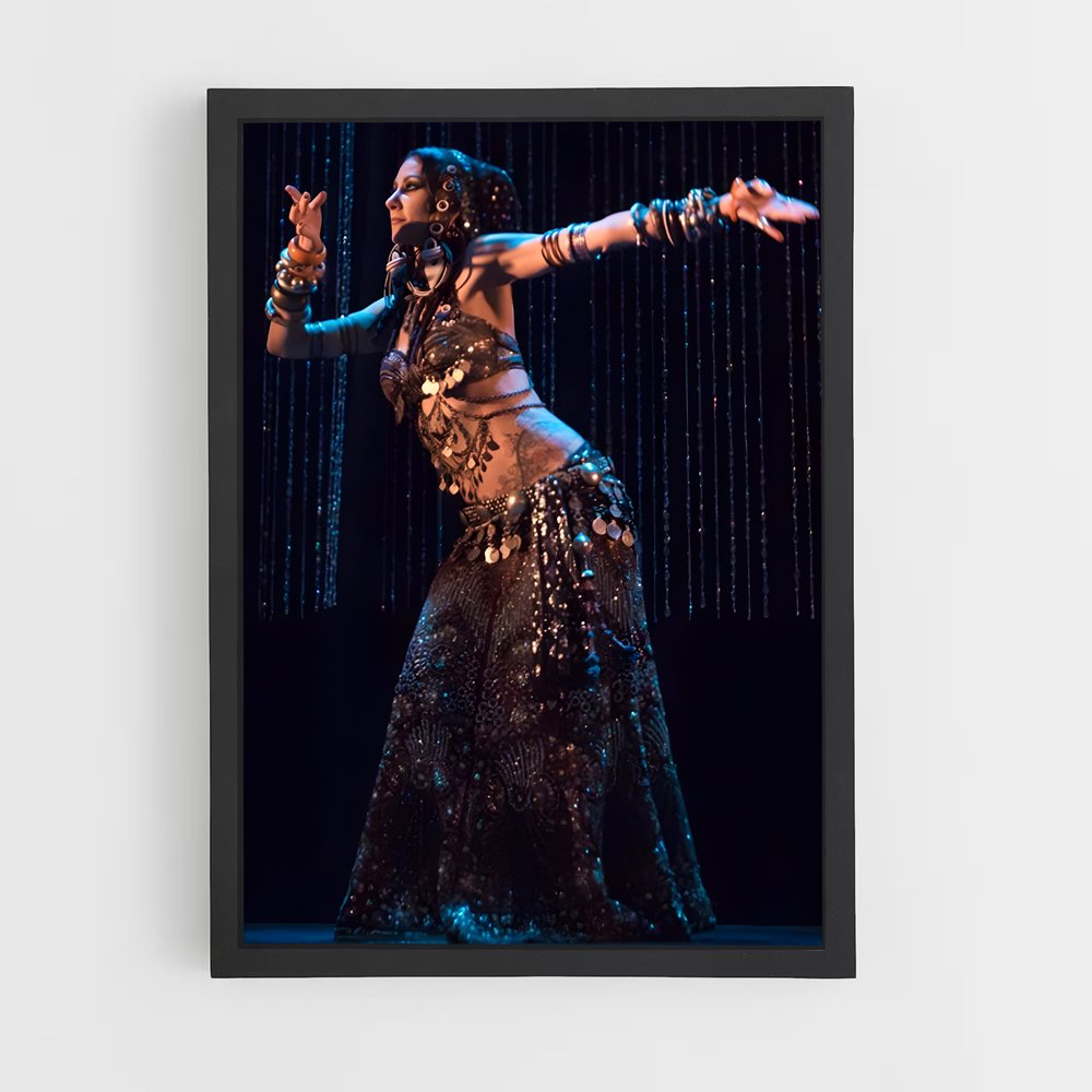 Poster Rachel brice dorée – affiche Danse (vue 2)